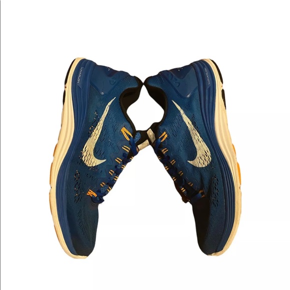 Mens Nike Lunarglide 6 Running Shoes Size 8 M Used 599160 401 Athletic - Picture 5 of 11